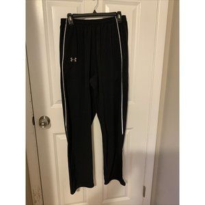 Under Armour Pants Mens Large Athletic Black Loose Fit Sweatpants Drawstring